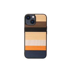 Man ＆ Wood 天然木ケース for iPhone 14 Province 背面カバー型 I23622i14