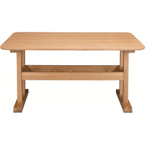 ダイニングテーブル 〔デリカ〕 長方形 木製 4人掛けサイズ HOT-456NA ナチュラル