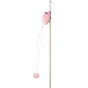 （まとめ）ロッディーズ ベイビーマウス ピンク〔×5セット〕 (猫用玩具)