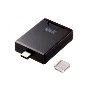 サンワサプライ UHS-II対応SDカードリーダー(USB Type-Cコネクタ) ADR-3TCSD4BK