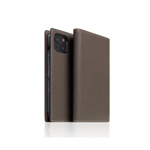SLG Design Full Grain Leather Case for iPhone 14 エトフクリーム 手帳型 SD24307i14EC