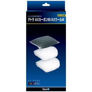 （まとめ）テトラ AXカーボンM/AXウールM〔×3セット〕 (観賞魚/水槽用品)