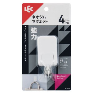 〔2個セット〕 レック 強力 マグネットフック 特大 H00419