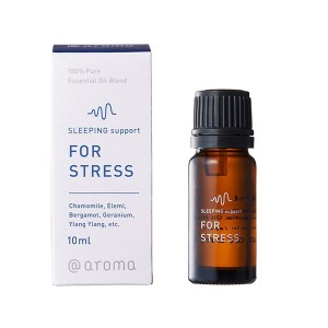 アットアロマ エッセンシャルオイル 2本セット SLEEPING support フォーストレス 10ml