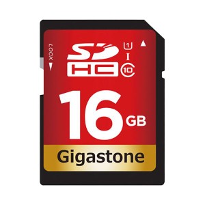 （まとめ）Gigastone SDHCカード 16GB V10 UHS-1 U1 GJSX-16GV1 1枚〔×3セット〕