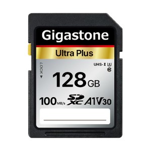 （まとめ）Gigastone SDXCカード 128GB V30 UHS-1 U3 A1 GJSX-128GV3A1 1枚〔×3セット〕