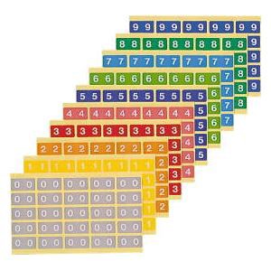 カラーナンバーラベルL 数字2 （25片×10シート） KL-2-2
