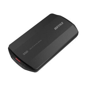 BUFFALO バッファロー 外付けSSD 2TB ブラック SSD-PHP2.0U3-BA