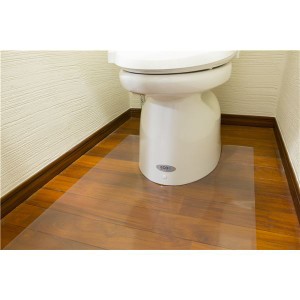 トイレマット 約80cm×60cm 日本製 お手入れ簡単 傷対策 汚れ対策 アキレス NEO 抗菌 SIAA トイレ用 透明マット お手洗い