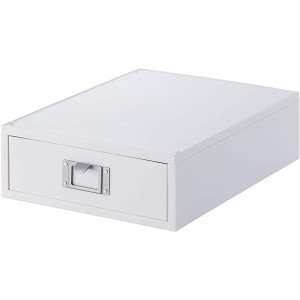 収納ボックス 収納ケース 約幅26cm オールホワイト A4ファイルボックス 収納ボックス Like-it リビング オフィス キッチン
