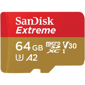 サンディスク エクストリーム microSDXC UHS-I カード 64GB SDSQXAH-064G-JN3MD