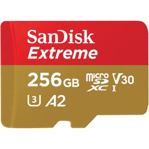 サンディスク エクストリーム microSDXC UHS-I カード 256GB SDSQXAV-256G-JN3MD