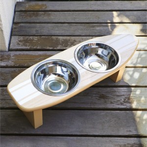 ペット用 食器 ペット用品 エサ皿 犬用 猫用 SURFPLATE サーフプレート WH ホワイト 関家具