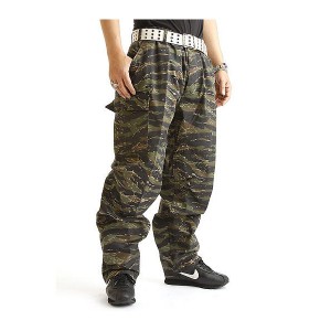 アメリカ軍 BDU カーゴパンツ ／迷彩服パンツ 〔 XSサイズ 〕 YN521007 タイガー 〔 レプリカ 〕