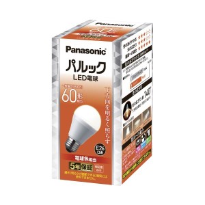 Panasonic LED電球60形 E26 下方向 電球色
