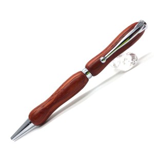 日本製 銘木 ハンドメイドボールペン 8Color Wood Pen〔クロスタイプ/芯：0.7mm〕パドック