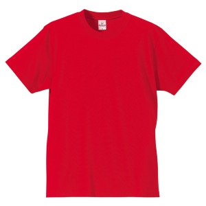 Tシャツ CB5806 レッド XSサイズ 〔 5枚セット 〕