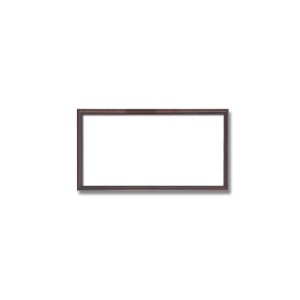 〔長方形額〕木製額　縦横兼用額　カラー4色展開　■カラー長方形額(350×200mm)ブラウン