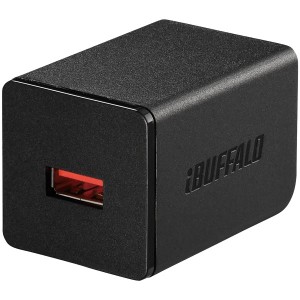 バッファロー(サプライ) 2.4A USB急速充電器 AutoPowerSelect機能搭載 1ポートタイプ自動判別USBx1 ブラック