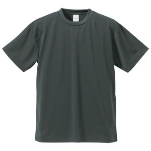UVカット・吸汗速乾・5枚セット・4.1オンスさらさらドライ Tシャツ ガンメタ XL