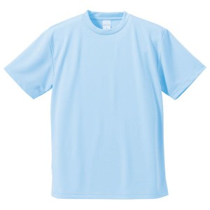 UVカット・吸汗速乾・5枚セット・4.1オンスさらさらドライ Tシャツ ライトブルー L