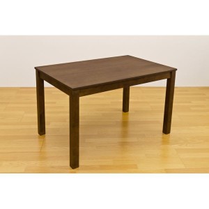 フリーテーブル(ダイニングテーブル/リビングテーブル) 長方形 幅115cm×奥行75cm 木製 ダークブラウン
