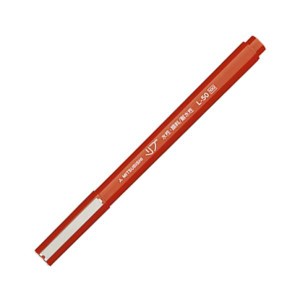（まとめ） 三菱鉛筆 水性サインペン リブ極細 0.5mm 赤 L50.15 1本 〔×60セット〕