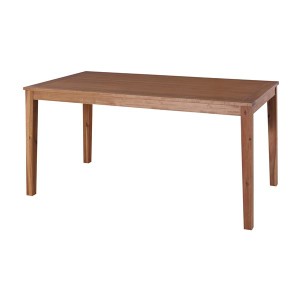 木製ダイニングテーブル/リビングテーブル 〔幅150cm×奥行80cm〕 アカシア材オイル仕上げ 『アルンダ』