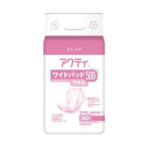 日本製紙クレシア アクティ ワイドパッド500プラス 30枚 6P