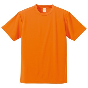 UVカット・吸汗速乾・5枚セット・4.1オンスさらさらドライ Tシャツ オレンジ S