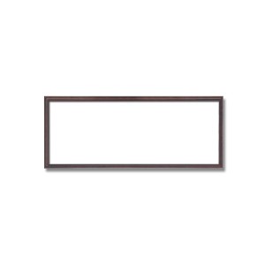 〔長方形額〕木製額　縦横兼用額　カラー4色展開　■カラー長方形額(450×200mm)ブラウン