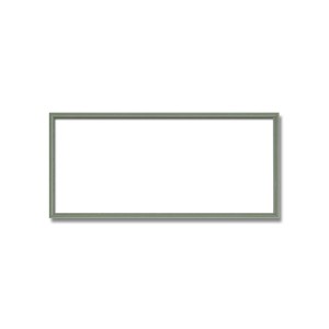 〔長方形額〕木製額　縦横兼用額　カラー4色展開　■カラー長方形額(500×250mm)グリーン