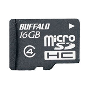 バッファロー 防水仕様 Class4対応 microSDHCカード 16GB RMSD-BS16GB