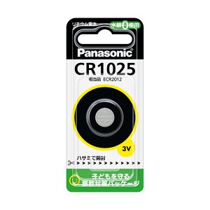(まとめ) パナソニック コイン形リチウム電池CR-1025 1個 〔×30セット〕