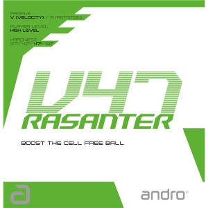 andro（アンドロ） テンションラバー RASANTER V47 ラザンター ブイ47赤ULTRA