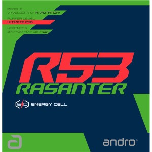 andro（アンドロ） テンションラバー RASANTER R53 ラザンター アール53黒1.7