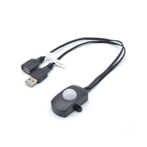 日本トラストテクノロジー USB人感センサー ブラック USENS-BK