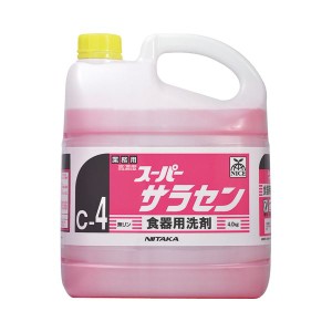 (まとめ) ニイタカ スーパーサラセン 4K（C-4） 業務用 4kg 1本  〔×5セット〕