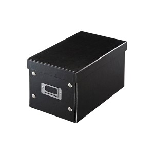 〔5個セット〕 サンワサプライ 組み立て式CD BOX(ブラック) FCD-MT3BKNX5