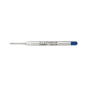 （まとめ） パーカー クインクフロー ボールペン替芯 0.8mm ブルー F 〔×5セット〕