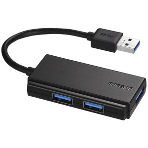 バッファロー（サプライ） USB3.0 バスパワー 3ポート ハブ ブラック