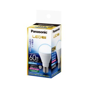 （まとめ）Panasonic LED電球60W E17 昼光色 LDA7DGE17K60ESW2〔×5セット〕