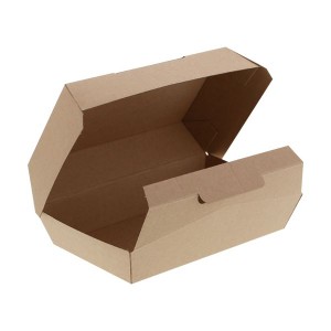 (まとめ) HEIKO 食品箱 ネオクラフトランチボックス S #004248008 1パック(20枚) 〔×3セット〕