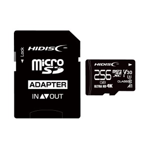 microSDXCカード 256GB HDMCSDX256GCL10V30