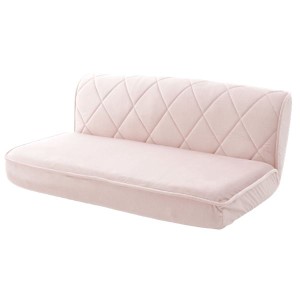 ローソファ/座椅子 幅約99cm（W） ピンク