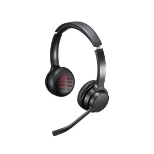 サンワサプライ Bluetoothヘッドセット(両耳タイプ・単一指向性) MM-BTSH62BK