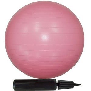 〔10個セット〕エクササイズボール 55cm ピンク