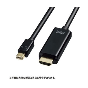 サンワサプライ ミニDisplayPort-HDMI変換ケーブル HDR対応 2m KC-MDPHDRA20