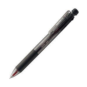 (まとめ) TANOSEE 多機能ボールペン2+1（軸色 ブラック） 1本  〔×50セット〕