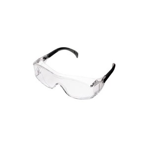 （まとめ）ミドリ安全 保護メガネ オーバーグラス MP-960 防曇〔×3セット〕